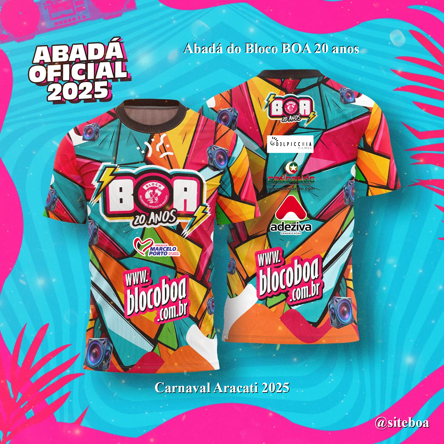 Abadá Bloco BOA 2025
